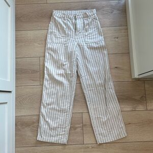 H&M Striped Denim Pants